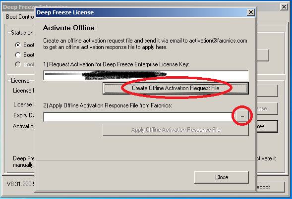 opcom activate password execution